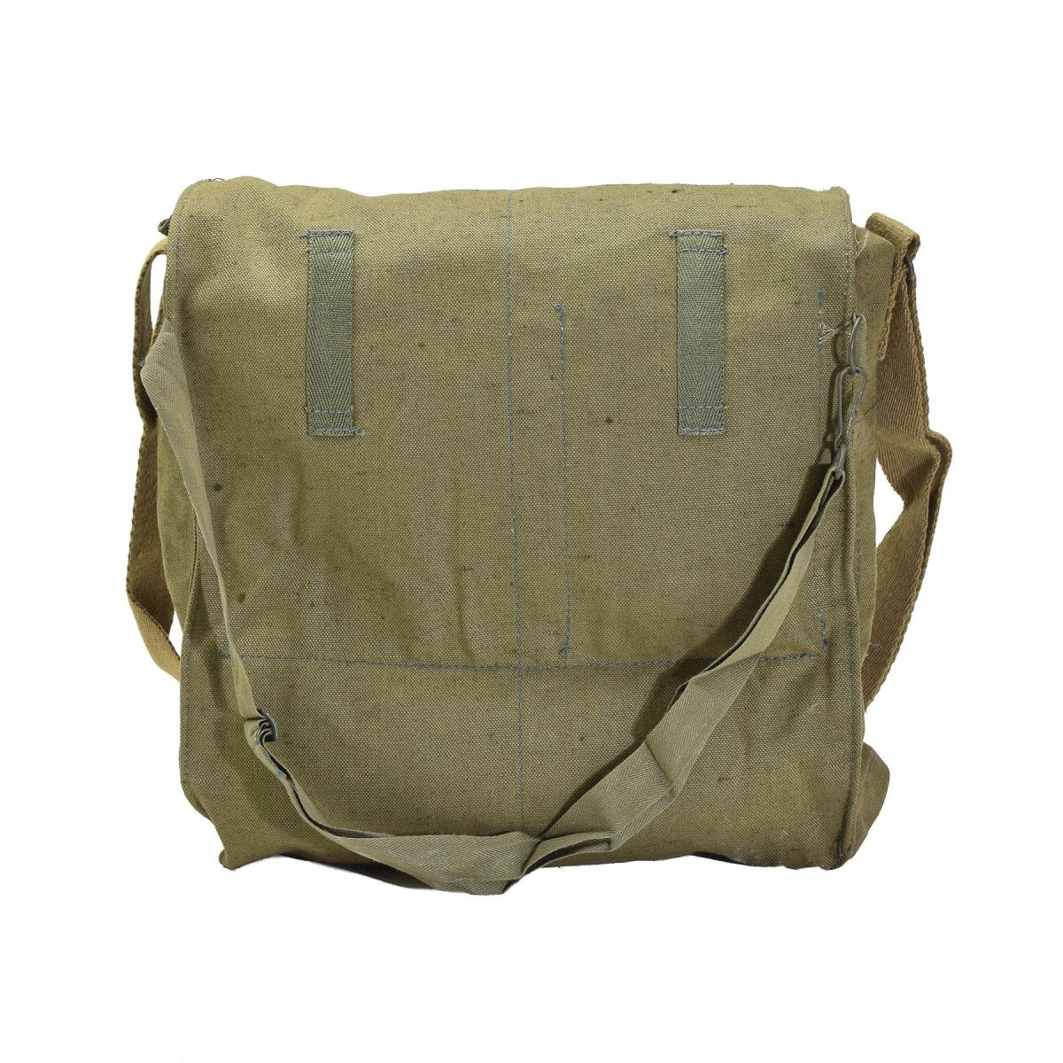 Originale Ceca Maschera militare Maschera Guida Green Canvas Vintage Overplus Nuovo