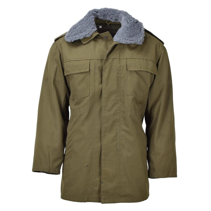 Original Czech military jacket parka M85 w liner hooded long hem army Olive - GoMilitar