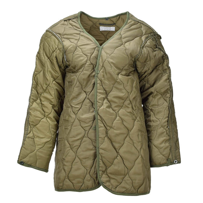 Giacca militare originale ceca Fodera termica trapuntata Chiusura con bottoni Oliva - GoMilitar