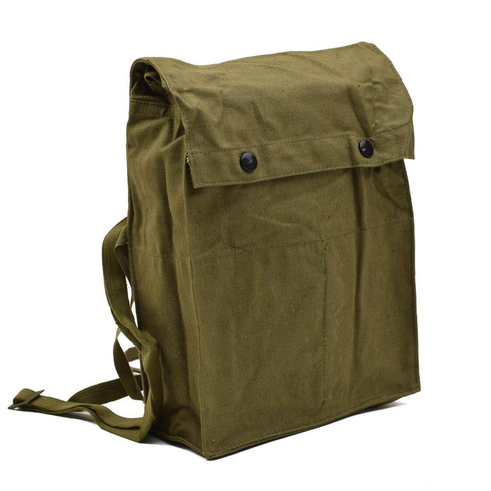 Borsa a tracolla militare originale ceca vintage pratica patta con bottoni automatici oliva - GoMilitar