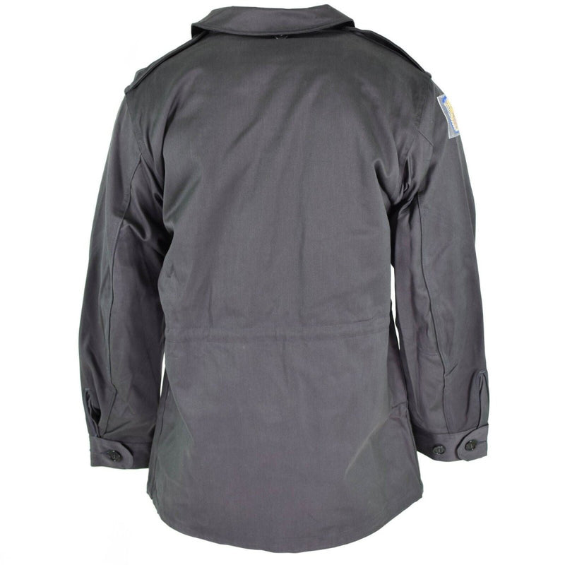 Giacca da combattimento dell'esercito danese originale M71 Danimarca surplus di campo grigio militare