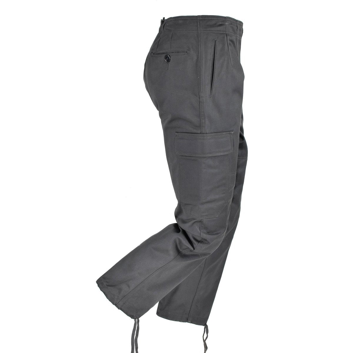 Pants dell'esercito danese originali CF M-71 Grey Military Issue Danimarca Pantaloni da combattimento
