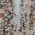 Giacca da pioggia dell'esercito danese originale impermeabile M84 Desert camo tattico nuovo