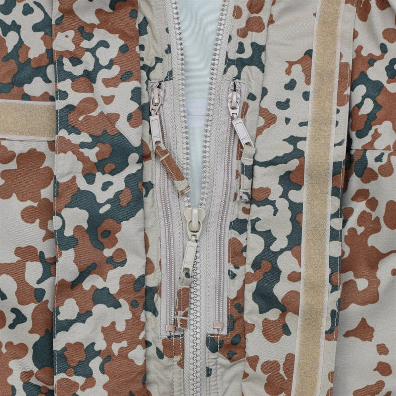 Giacca da pioggia dell'esercito danese originale impermeabile M84 Desert camo tattico nuovo