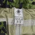 Pants di pioggia dell'esercito danese originale Camo M84 Parente di combattimento tattico impermeabile nuovo
