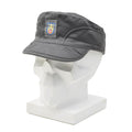 Original Danish Military Grey Army Cap pieghevoli a legna pieghevole Vintage Nuovo