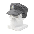 Original Danish Military Grey Army Cap pieghevoli a legna pieghevole Vintage Nuovo