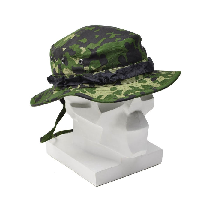 Cappello boonie militare mimetico originale danese M84, berretto tropicale estivo a tesa larga NUOVO - GoMilitar