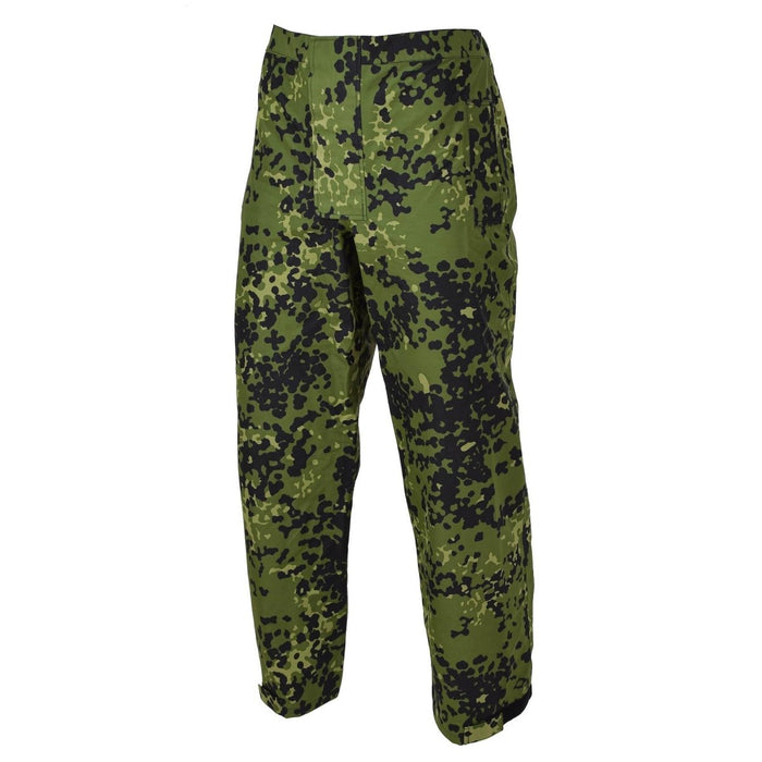 Pantaloni da combattimento impermeabili originali militari danesi M84 mimetici - GoMilitar