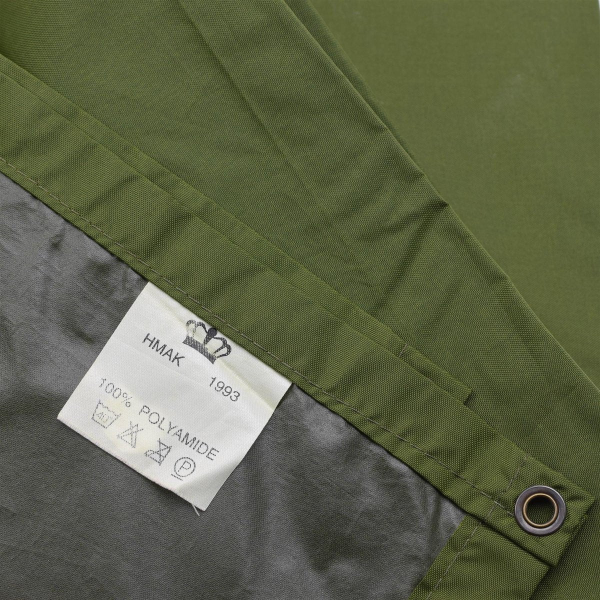 Telone impermeabile originale militare danese in poliammide 175x275 cm Verde