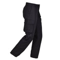 Pantaloni di lavoro nero militare della Danimarca originale pantaloni a d-ring forte durevoli nuovi