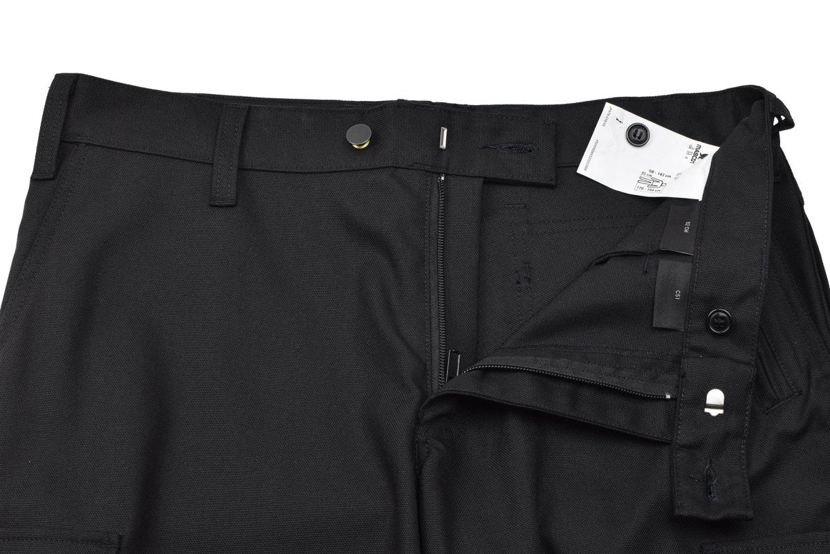 Pantaloni di lavoro nero militare della Danimarca originale pantaloni a d-ring forte durevoli nuovi
