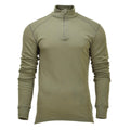 Maglietta intima originale dell'esercito olandese, collo alto, isolamento termico, oliva