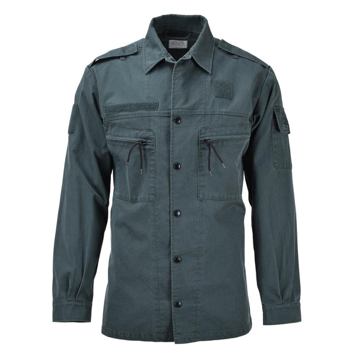 Magliette originali a maniche lunghe verde militare olandese pesante tattico traspirante - GoMilitar