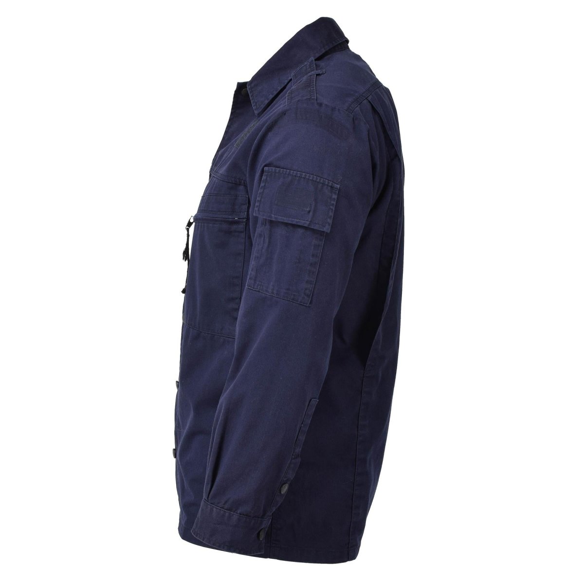 Giacca dell'esercito olandese originale abbigliamento blu uniforme a manica lunga camicia militare