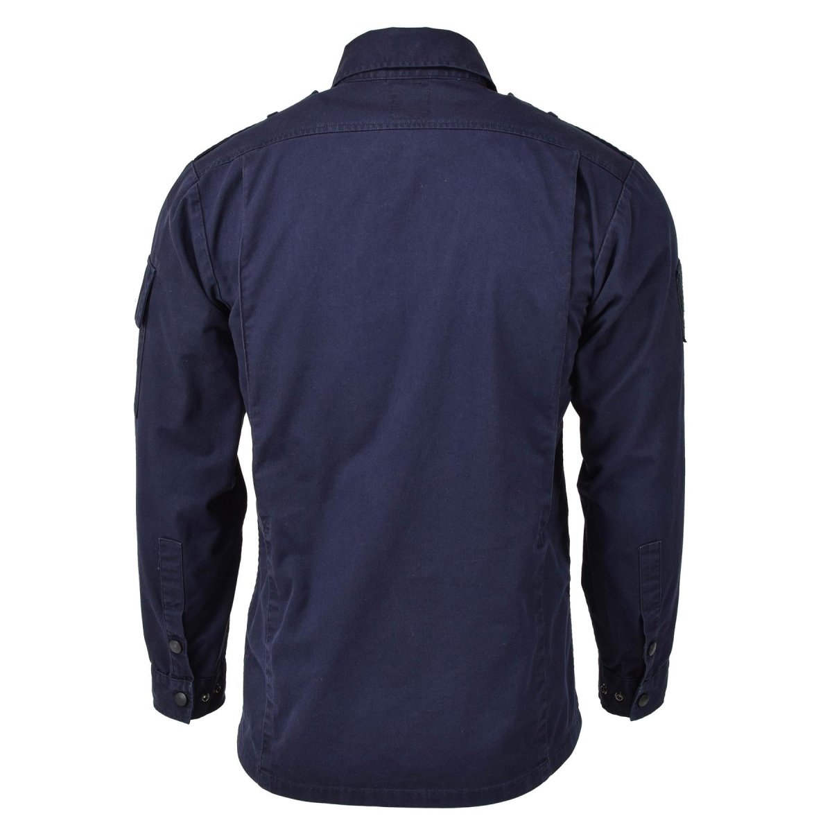 Giacca dell'esercito olandese originale abbigliamento blu uniforme a manica lunga camicia militare