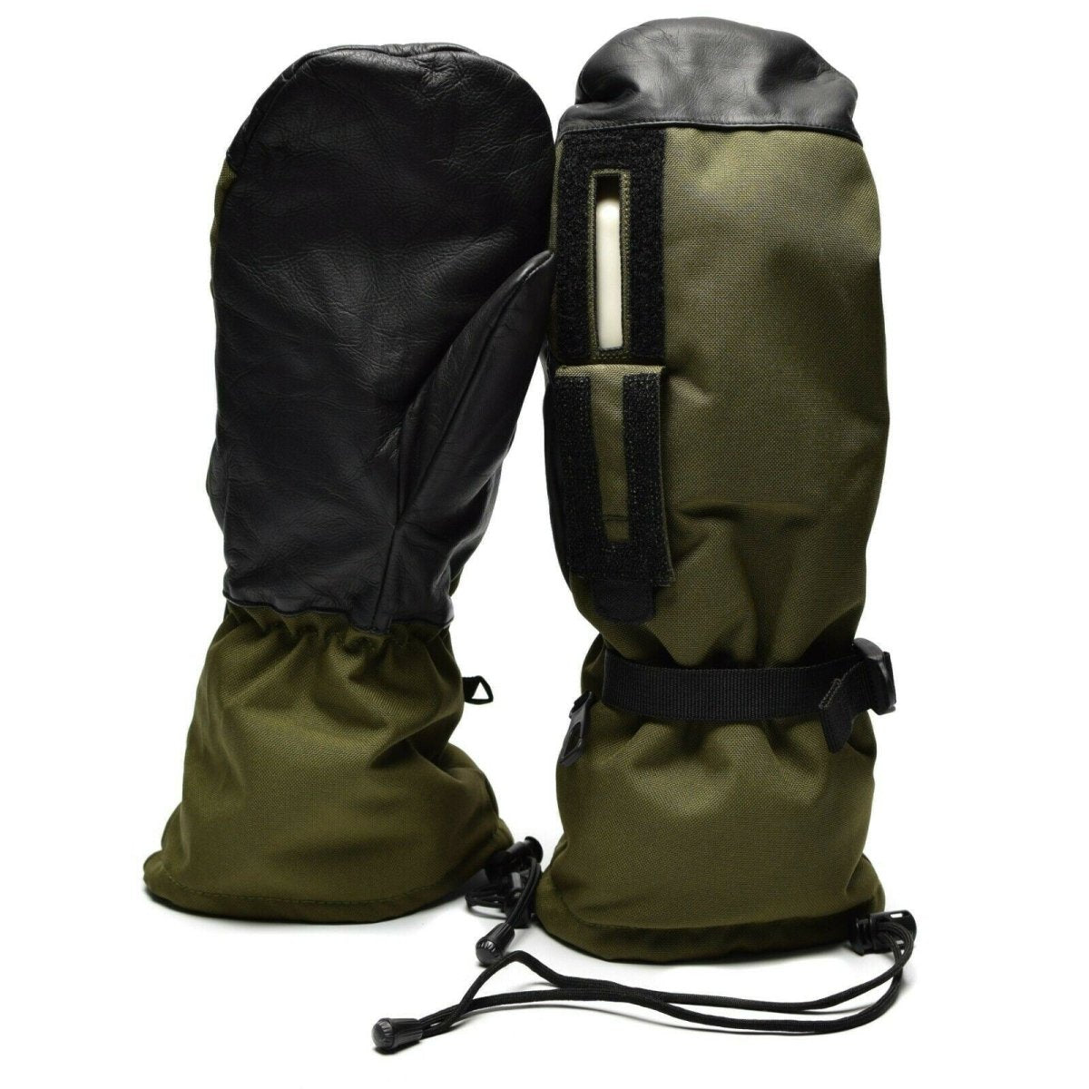 I guanti di oliva dell'esercito olandese originali attivano i guanti militari di dito Gore-tex