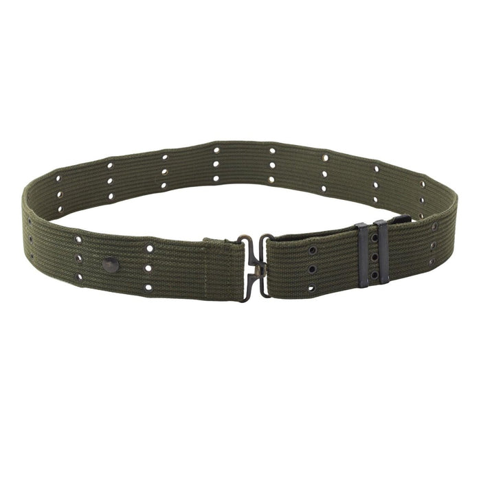 Cintura tattica originale dell'esercito olandese in nylon con foro di accoppiamento eccedenza militare verde oliva - GoMilitar