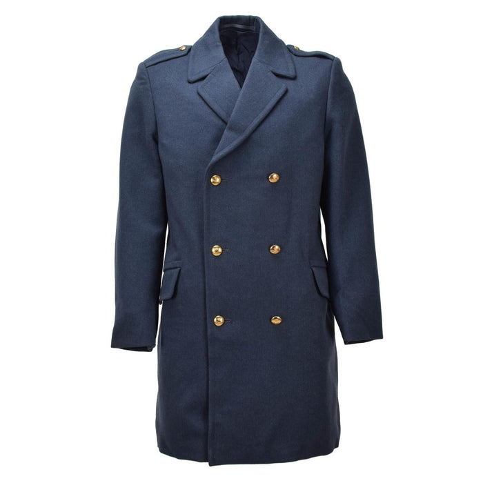 Original Dutch Army Wool Dress Coat Double-Breasted Blue - GoMilitar