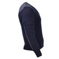 Originale Dutch Military Blue Pullover Pullover Pullover Woodwarmer Long Sleeve Nuovo