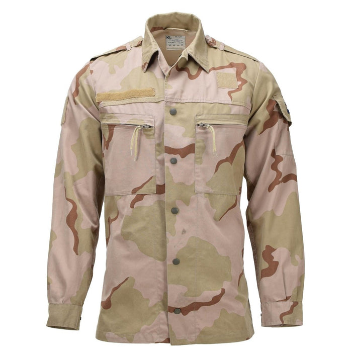 Giacca da campo militare olandese originale chiusura con bottoni automatici 3 - Colore Desert Camo - GoMilitar