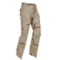 Pantaloni da campo militari olandesi originali con tasche cargo, mimetica desertica a 3 colori