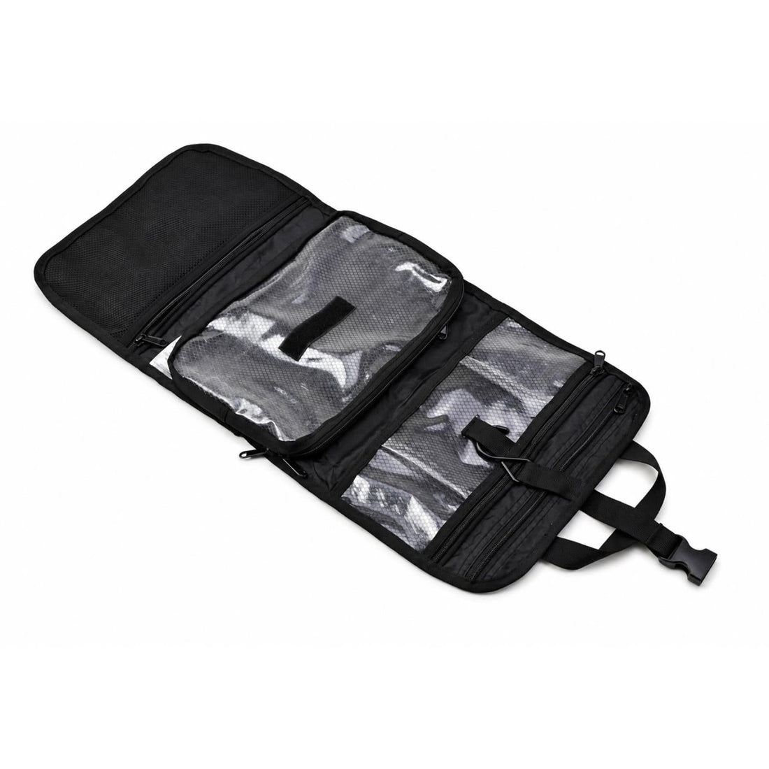 Borsa da toilette pieghevole militare olandese originale da viaggio Organizer Nero
