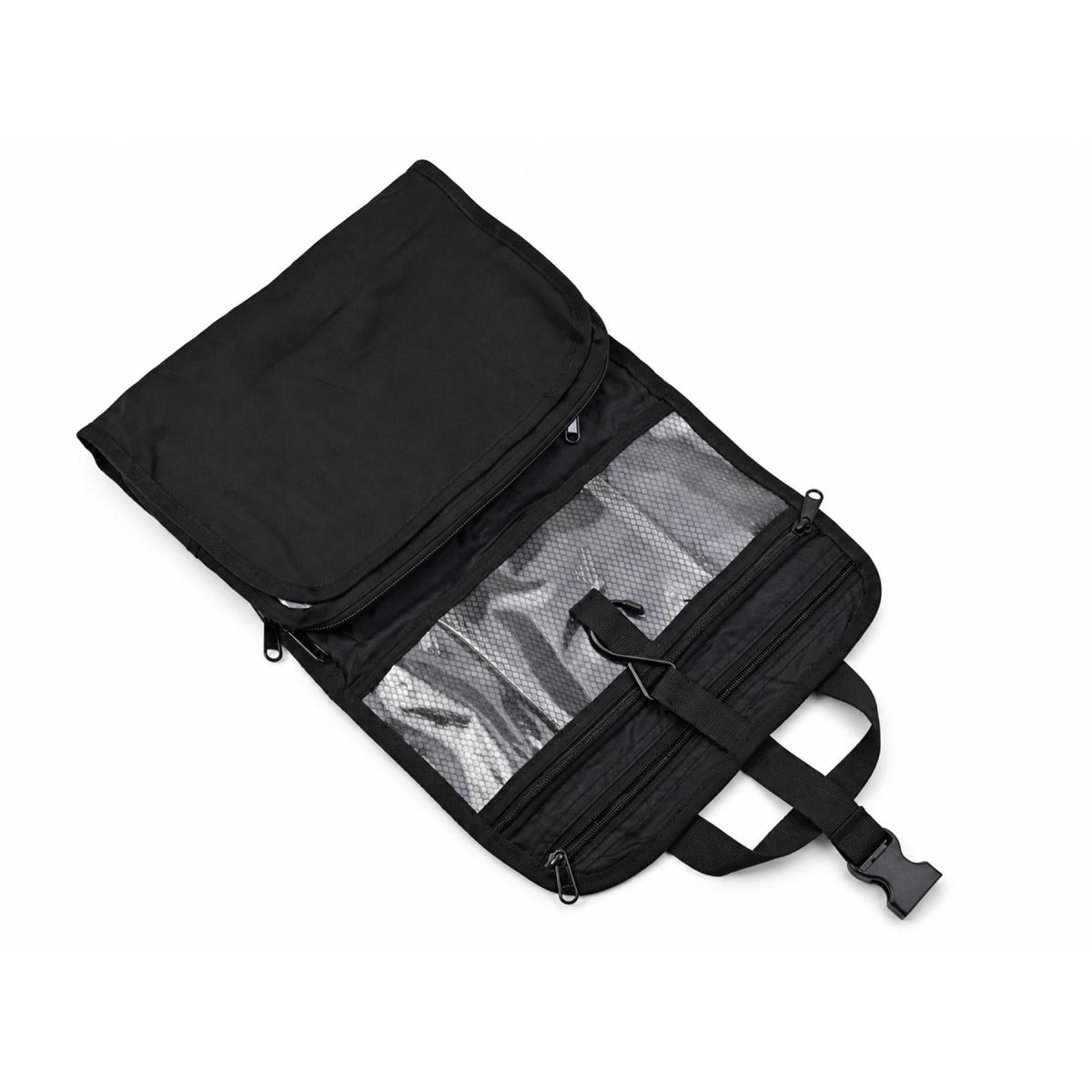 Borsa da toilette pieghevole militare olandese originale da viaggio Organizer Nero