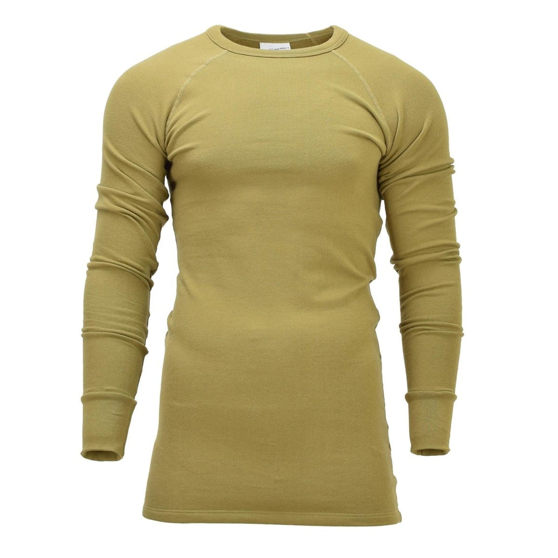 Maglietta intima originale militare olandese Koala a maniche lunghe, colore kaki