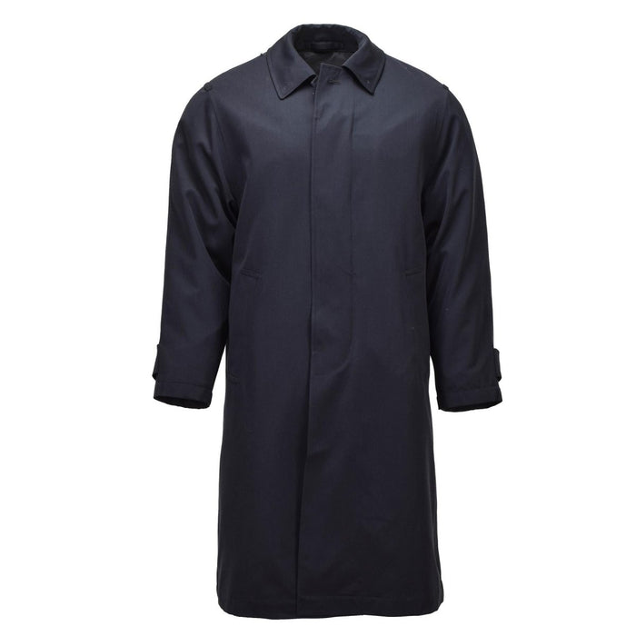 Cappotto lungo originale militare olandese per servizio formale, edizione militare, nero - GoMilitar