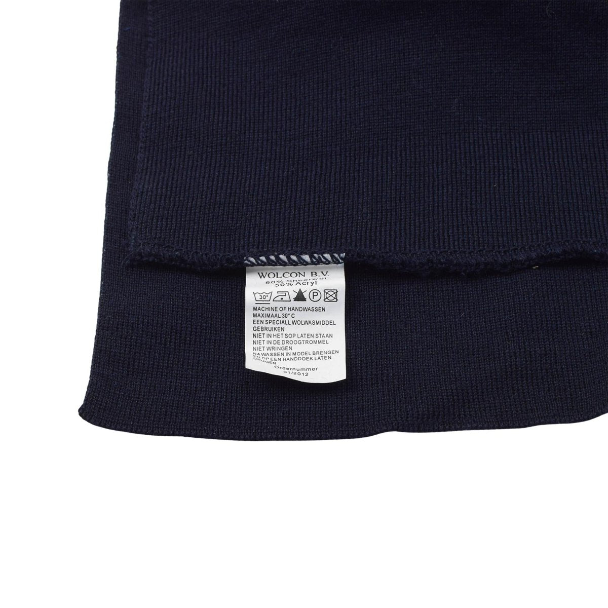 Scaldacollo traspirante originale militare olandese in misto lana blu