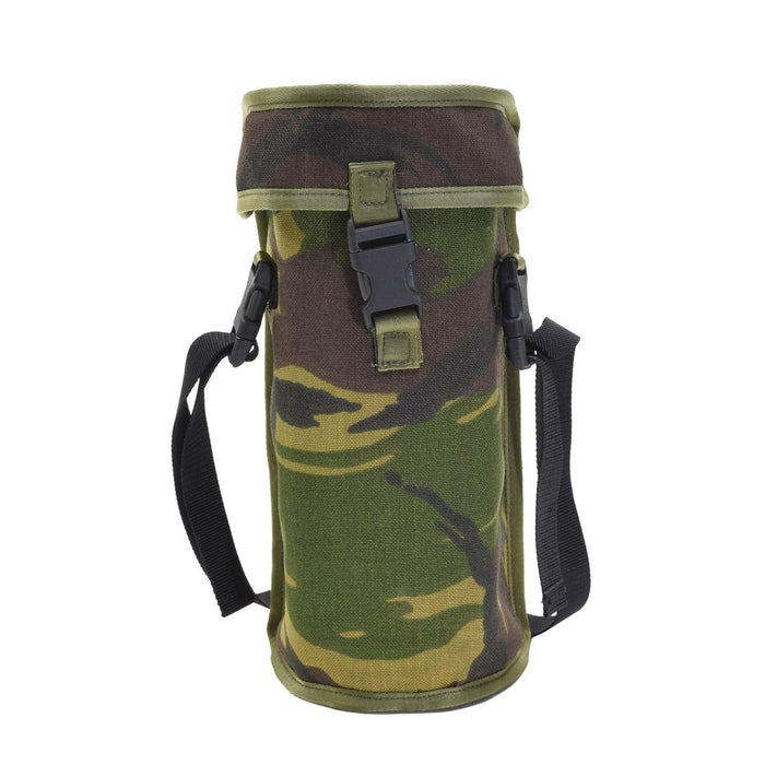 Custodia tattica originale militare olandese per ottica con mimetica DPM, attacco ALICE, fibbia a sgancio rapido e tracolla.