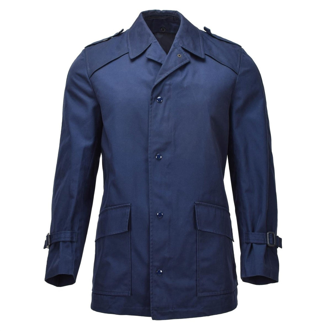 Giacca militare originale olandese Parka foderata in pile blu