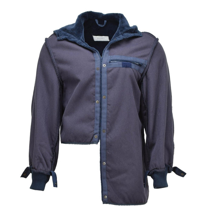 Parka militare olandese originale con cappuccio in pile, calda giacca termica per il freddo e l'uso all'aperto