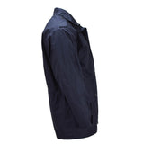 Parka Militare Originale Olandese Tasche Multiple Collo Alto Logo Pescatore Blu