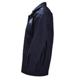 Parka Militare Originale Olandese Tasche Multiple Collo Alto Logo Pescatore Blu