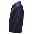 Parka militare olandese originale, colletto rovesciato, logo militare, giacca blu
