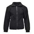 Giacca in pile di polizia militare olandese originale maglione caldo jumper inverno nero