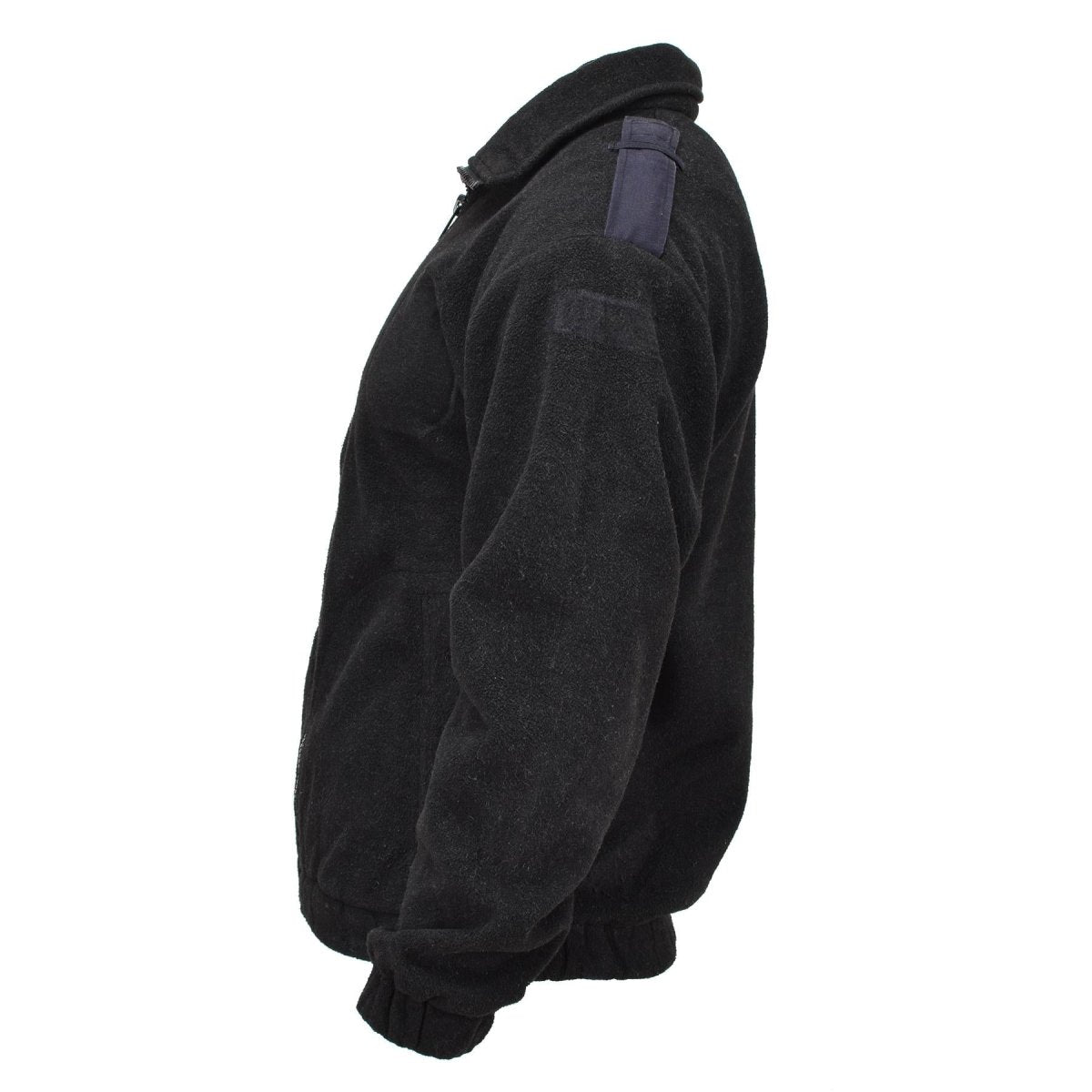 Giacca in pile di polizia militare olandese originale maglione caldo jumper inverno nero