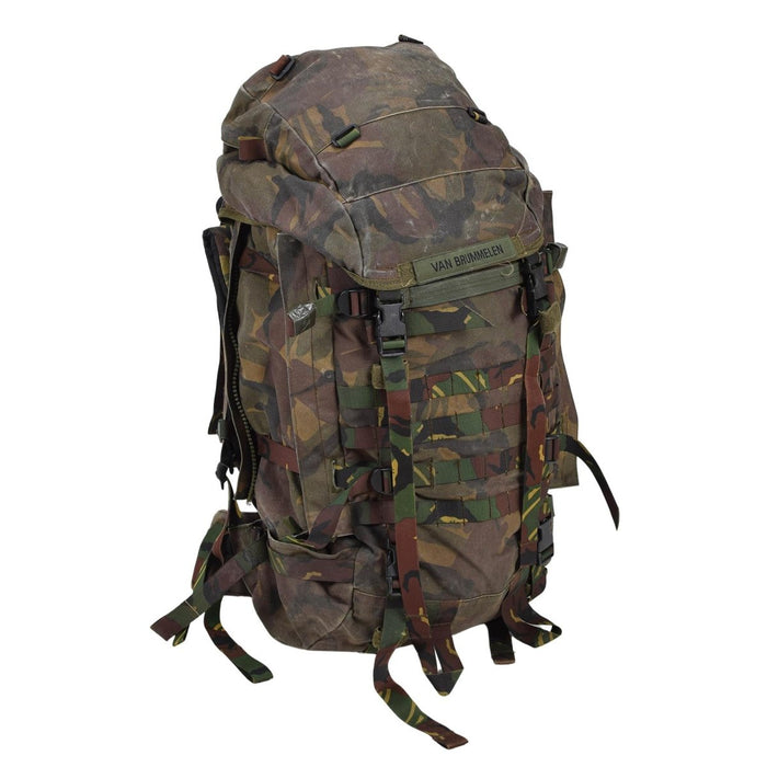 Zaino tattico militare originale olandese 60L MOLLE Loops DPM Woodland Camo - GoMilitar