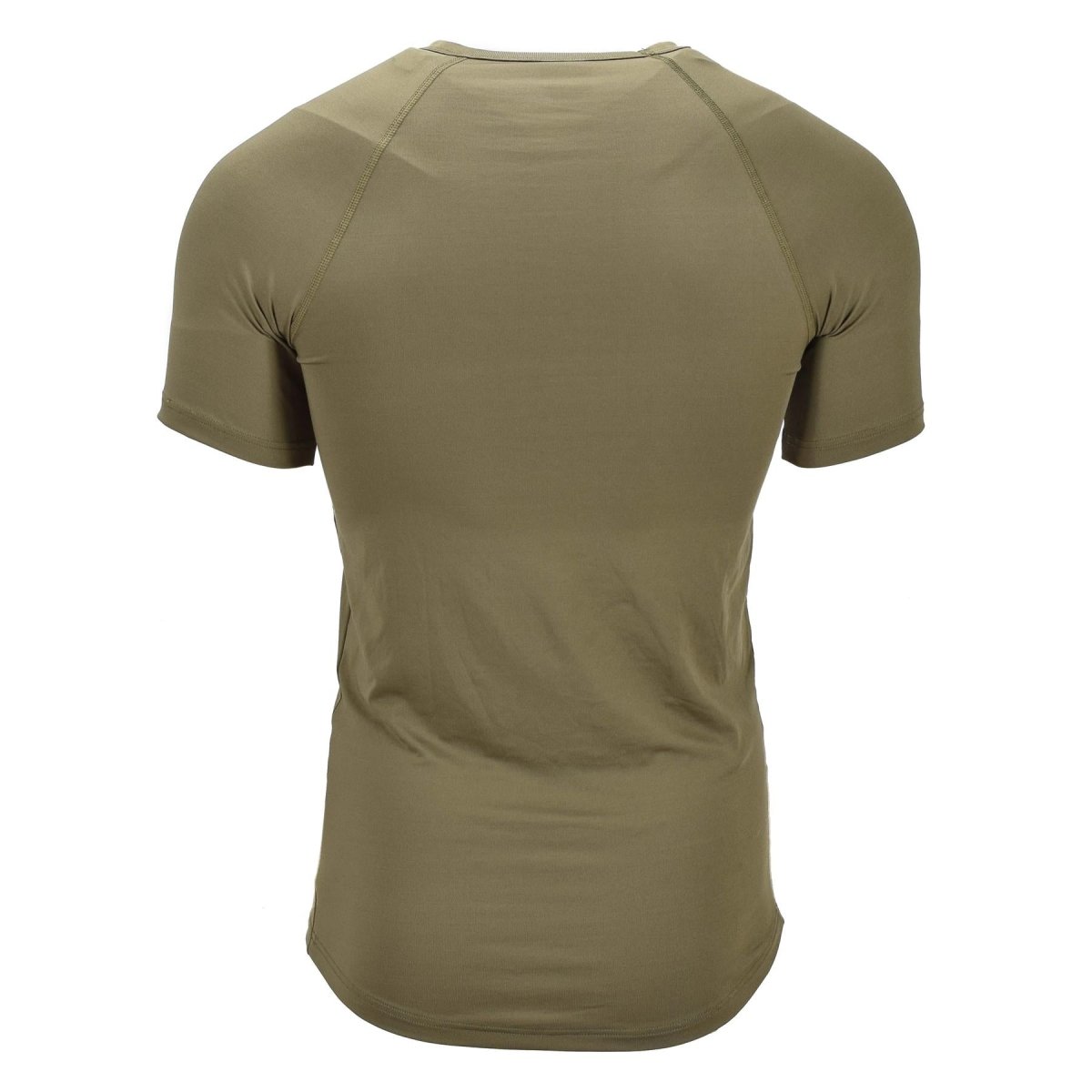 Maglietta termica originale militare olandese a maniche corte, leggera, oliva