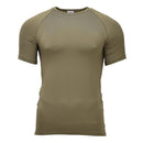 Original Dutch Military Thermal Undershirt Short Sleeve Lightweight Olive - GoMilitar
