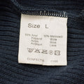 Maglione Troyer militare olandese originale a coste lavorato a maglia con zip a un quarto verde petrolio
