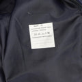 Trench da donna militare olandese originale Solido fodera trapuntata blu.