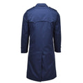 Trench da donna militare olandese originale Solido fodera trapuntata blu.