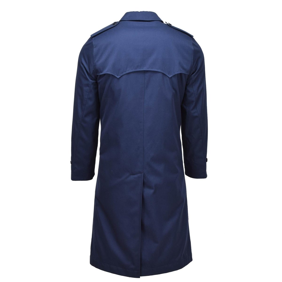Trench da donna militare olandese originale Solido fodera trapuntata blu.