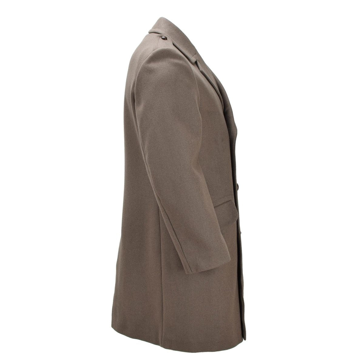 Cappotto originale in lana militare olandese, doppio petto, edizione militare, color kaki