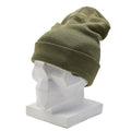 Cappello invernale originale militare olandese WoolGuard Roll Top Beanie in lana verde