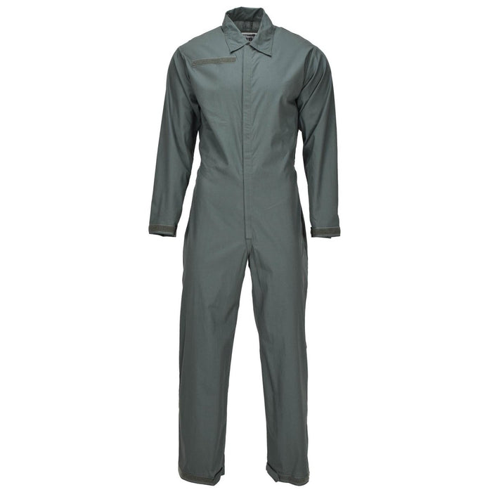 Tuta da lavoro militare olandese originale in cotone da meccanico con tasche tagliate color oliva - GoMilitar