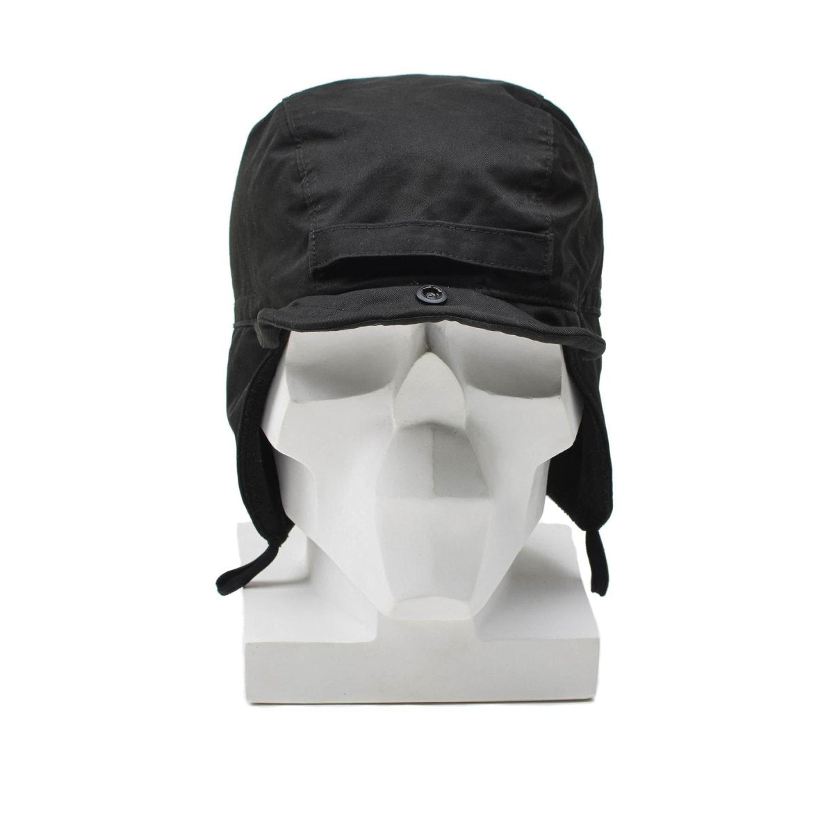 Cappello da cappello da cappello a ranger paracadutisti olandesi originale Brampe a bordo in surplus nero.